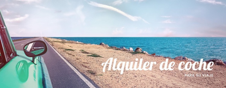 Viajes en coche de alquiler Página de destino