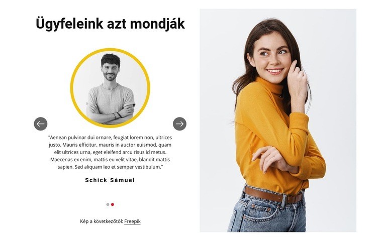 Az ajánlások megosztva WordPress Téma