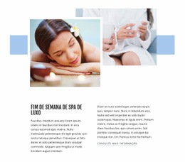 Fim De Semana Spa De Luxo - Tema Da Página