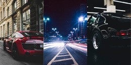 Уличный Автомобиль - Функционал Одностраничного Шаблона