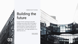 Cities Of The Future - Functionality HTML5 Template