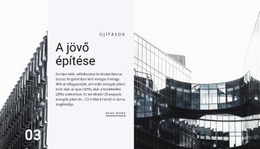 A Jövő Városai – Reszponzív HTML5-Sablon