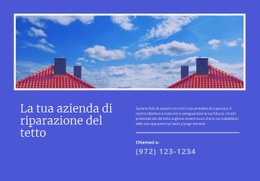 La Tua Azienda Di Riparazione Del Tetto - Design Reattivo