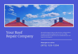 Your Roof Repair Company Builder Joomla