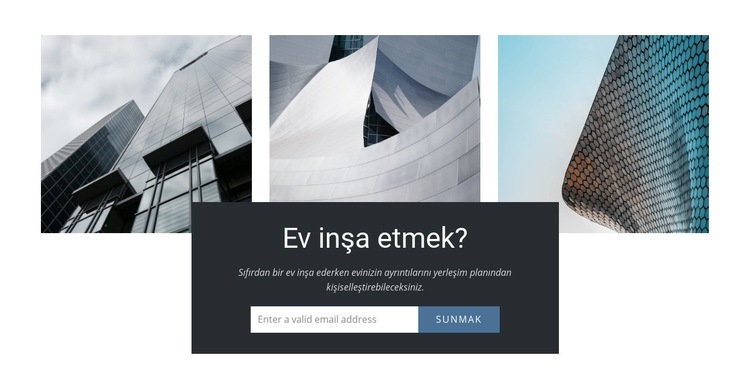 Ev inşa etmek Html Web Sitesi Oluşturucu