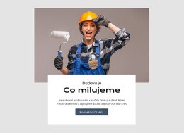 Stavební Průmysl – Vstupní Stránka HTML