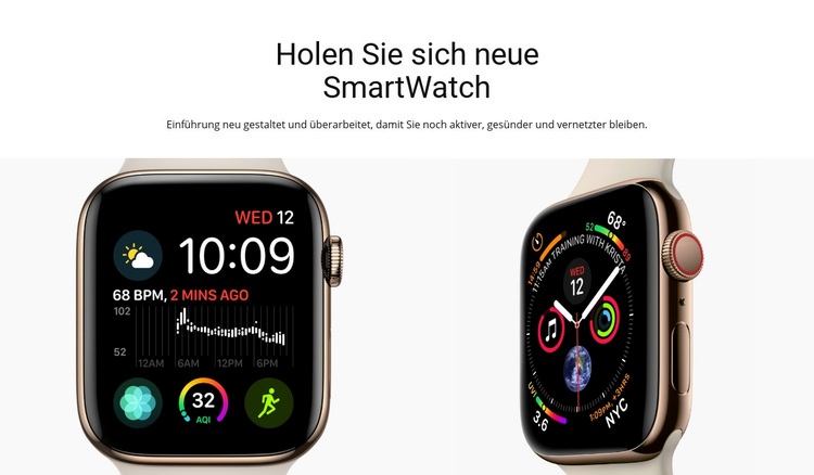 Apple Watch HTML5-Vorlage