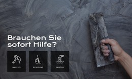 Reparatur Von Hauswänden – Kostenloses Joomla-Website-Template