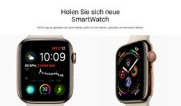 Apple Watch - Mehrzweck-Webdesign
