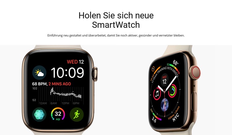 Apple Watch Website design