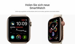 Atemberaubende Landingpage Für Apple Watch
