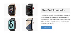 Diseño De Sitio Web Smartwatch Para Ti Para Cualquier Dispositivo