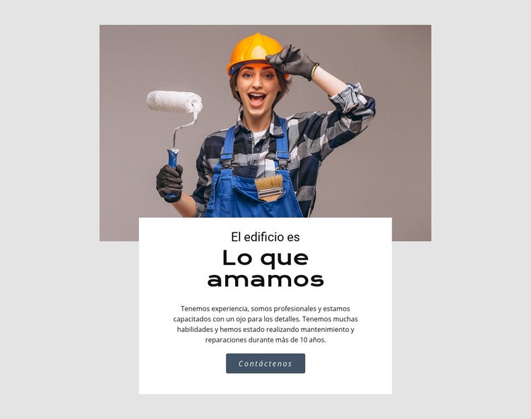 Industria de la construcción de edificios Diseño de páginas web