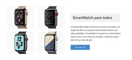 Smartwatch Para Ti - Plantilla De Sitio Web Profesional