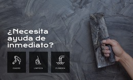 Servicios De Reparación De Paredes Para El Hogar - Plantilla Web