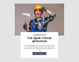 Industrie De La Construction De Bâtiments - HTML Generator