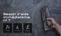 Services De Réparation De Murs À Domicile - Modèle De Site Web Joomla Gratuit