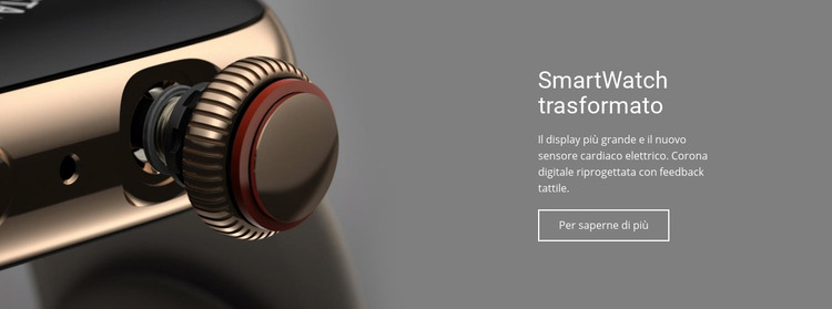 Smartwatch trasformato Modello HTML