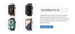 Smartwatch Per Te - Modello Di Sito Web Professionale
