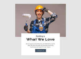 Building Construction Industry Responsive Website Templates