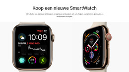 Apple Horloge - HTML-Paginasjabloon