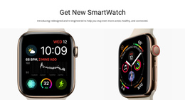 Apple Watch One Page Template