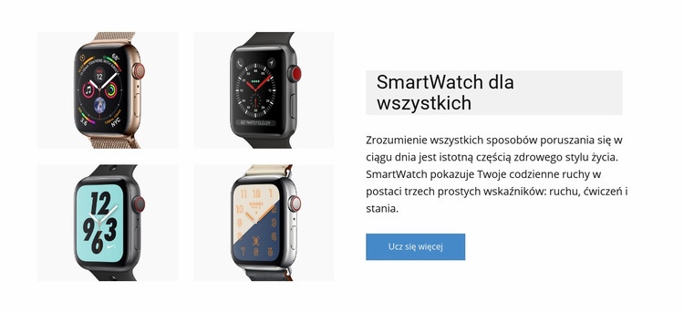Smartwatch dla Ciebie Wstęp