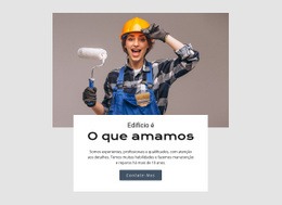 Indústria De Construção Civil Modelo Html5