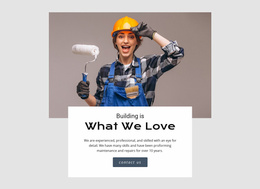 Building Construction Industry - Simple Website Template