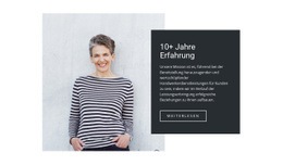 Über Unsere Firma - Schönes Website-Design