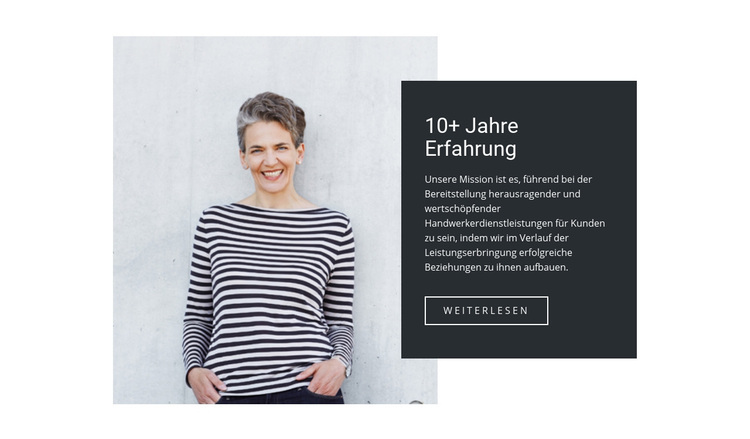 Über unsere Firma WordPress-Theme