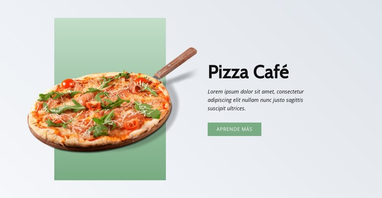 Pizza Café Plantilla CSS