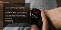 Strona Docelowa Witryny Internetowej Dla Nowe Technologie Sportowe