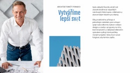 Architektonický Konzultant Šablona Webové Stránky
