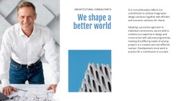 Architectural Consultant Template HTML CSS Responsive