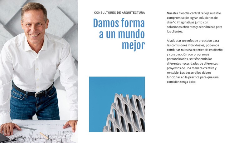 Consultor de arquitectura Plantilla