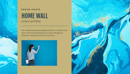 Home Wall - One Page Template