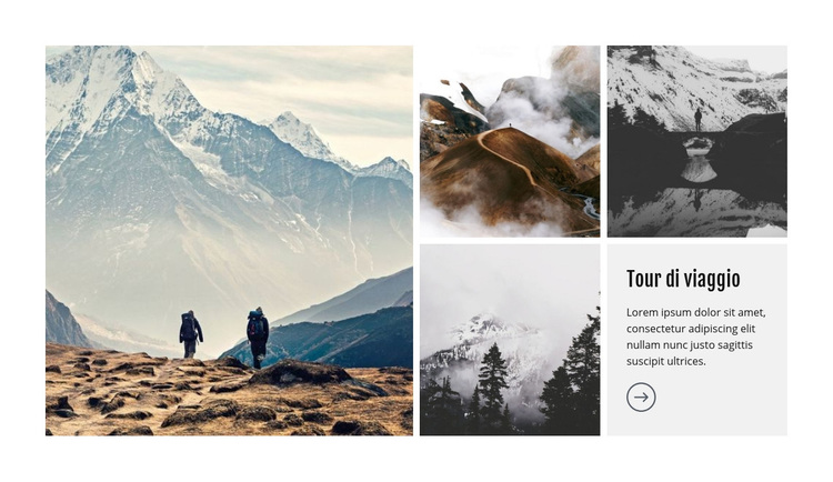 Escursionismo e Trekking Tema WordPress