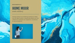 Home Muur - HTML-Paginasjabloon