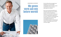 Meest Creatieve WordPress-Thema Voor Bouwkundig Adviseur