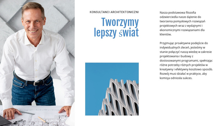 Konsultant architektoniczny Motyw WordPress