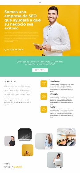 Vista Alternativa - Maqueta De Sitio Web Gratuita