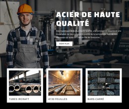 Acier De Haute Qualité - Build HTML Website