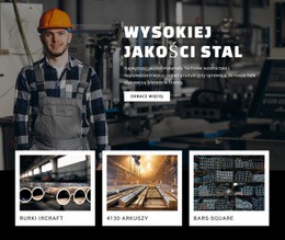 Wysokiej Jakości Stal - Build HTML Website