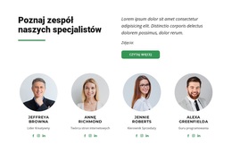 Motyw WordPress Nasi Najlepsi Specjaliści Na Dowolne Urządzenie