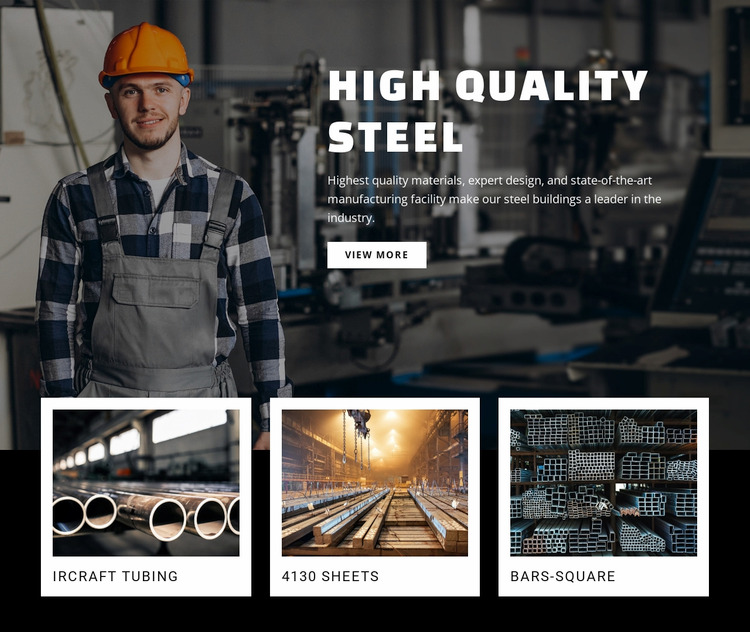 Hight quality steel WordPress Website Builder