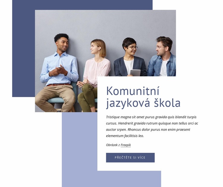 Komunitní jazyková škola Šablona CSS