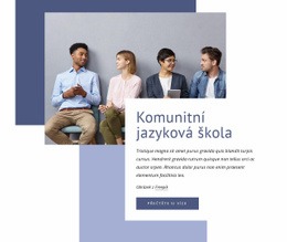 Komunitní Jazyková Škola – Víceúčelový Webový Design