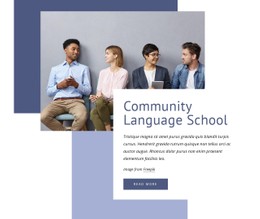 Community Language School CSS Template