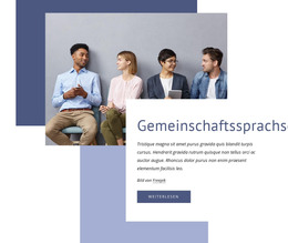 Gemeinschaftssprachschule - Einseitenvorlage